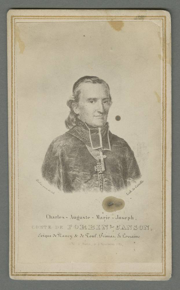 Monseigneur Charles-Auguste de Forbin-Janson, évêque de Nancy (1785-1844)