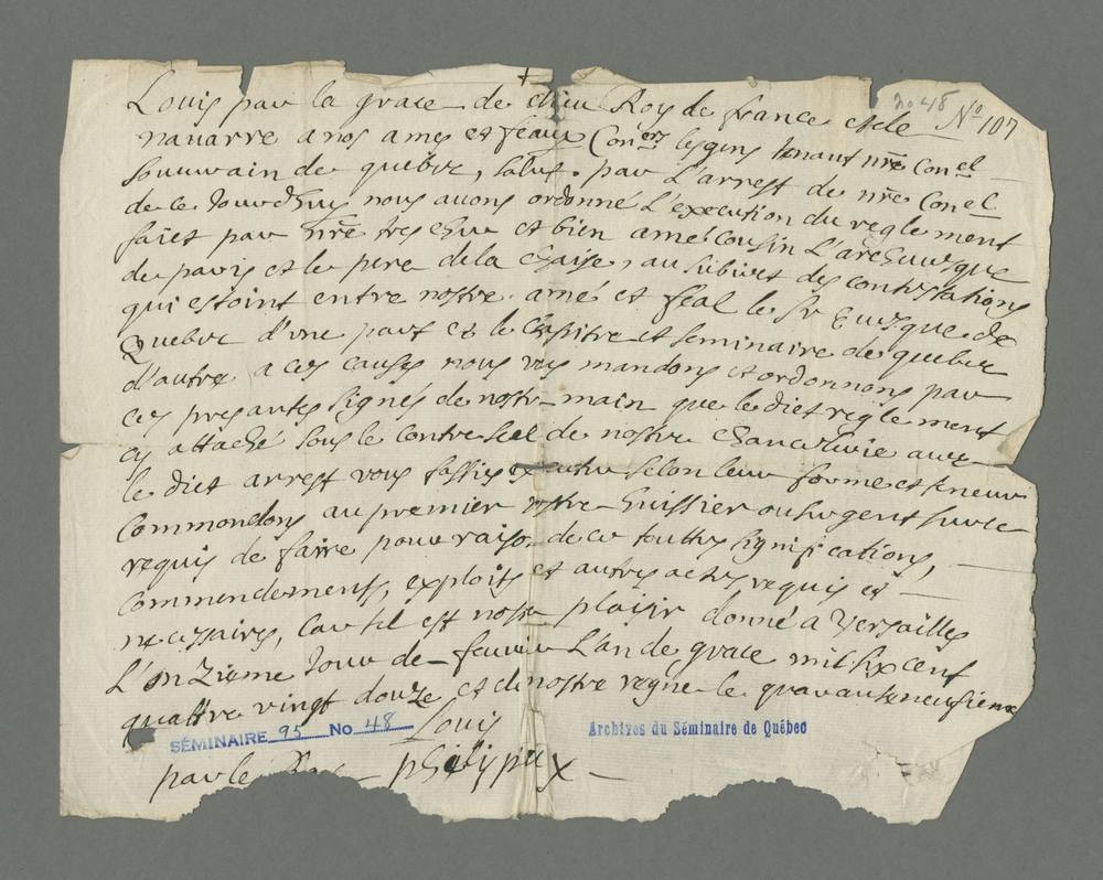 1 page de documents textuels