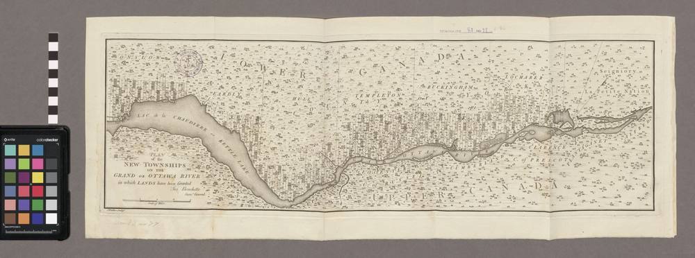 A Plan of the New Townships on the Grand or Ottawa River in which Lands have been Granted