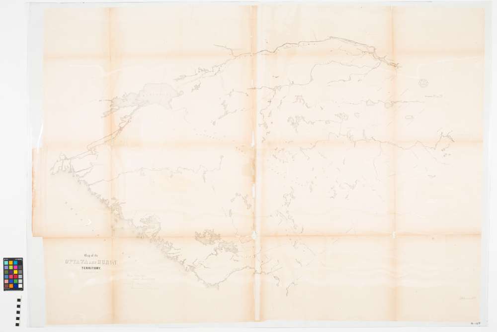 Map of the Ottawa and Huron Territory