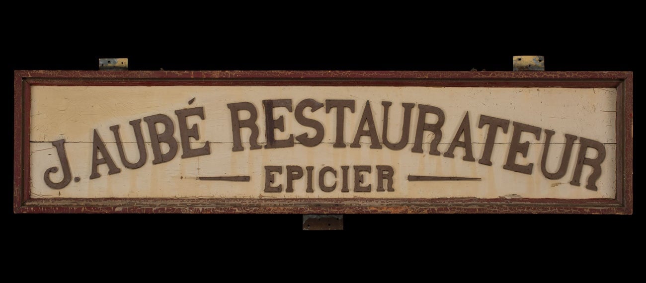 Les enseignes commerciales d'autrefois